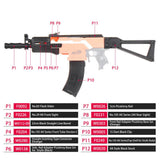 Worker4Nerf AK-105 Style Mod Kit for Stryfe Blaster - Worker4Nerf