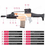 Worker XM8 Mod Kit for Stryfe Blaster - Worker4Nerf