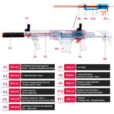Prophecy MXC-A Short Dart Power Type DIY Kit (Clear) - Worker4Nerf
