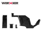 Kriss Vector Imitation ABS Kit for Nerf STRYFE Modify Toy Color Black | Worker4Nerf