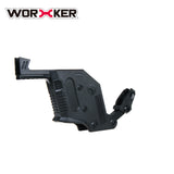 Kriss Vector Imitation ABS Kit for Nerf STRYFE Modify Toy Color Black | Worker4Nerf
