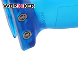 Tilted Hand Grip replacement Kit for Nerf N-Strike Elite Retaliator Toy Color Blue Transparent | Worker4Nerf