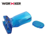 Tilted Hand Grip replacement Kit for Nerf N-Strike Elite Retaliator Toy Color Blue Transparent | Worker4Nerf