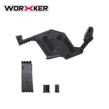 Kriss Vector Imitation ABS Kit for Nerf STRYFE Modify Toy Color Black | Worker4Nerf