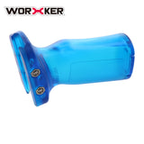 Tilted Hand Grip replacement Kit for Nerf N-Strike Elite Retaliator Toy Color Blue Transparent | Worker4Nerf