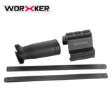 Anodized Alloy Pump Kit Vertical Grip for Nerf N-Strike Elite Retaliator Toy | Worker4Nerf