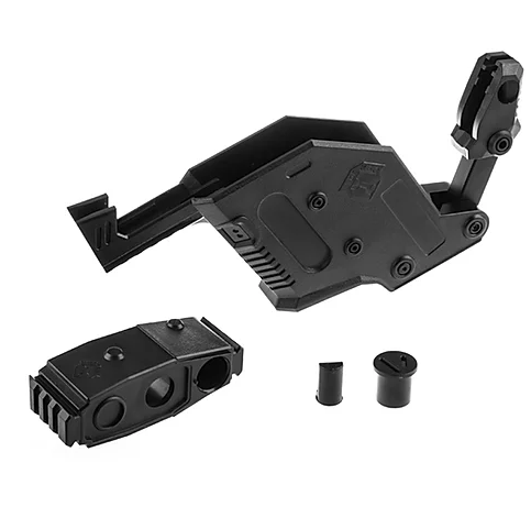Blasterparts - MP5 - Mod Upgrade Kit suitable for NERF Phoenix CS-6 and Stryfe - SMG-Kit 1 - black - with barrel extension, shoulder rest, 12 darts clip magazine Blasterparts - MP5 - Mod Upgrade Kit suitable for NERF Phoenix CS-6 and Stryfe - SMG-Kit 1 - black - with barrel extension, shoulder rest, 12 darts clip magazine