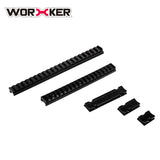 WORKER 41CM Picatinny Weaver Top Rail Slot for NERF N-Strike Elite Retaliator - Worker4Nerf