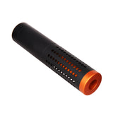 Worker 178cm Suppressor Muzzle Straight Insertion for Nerf Blasters (Black and Orange) - Worker4Nerf