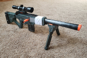 Kayden "BASR-L painted to look like a worn-down L96A1"