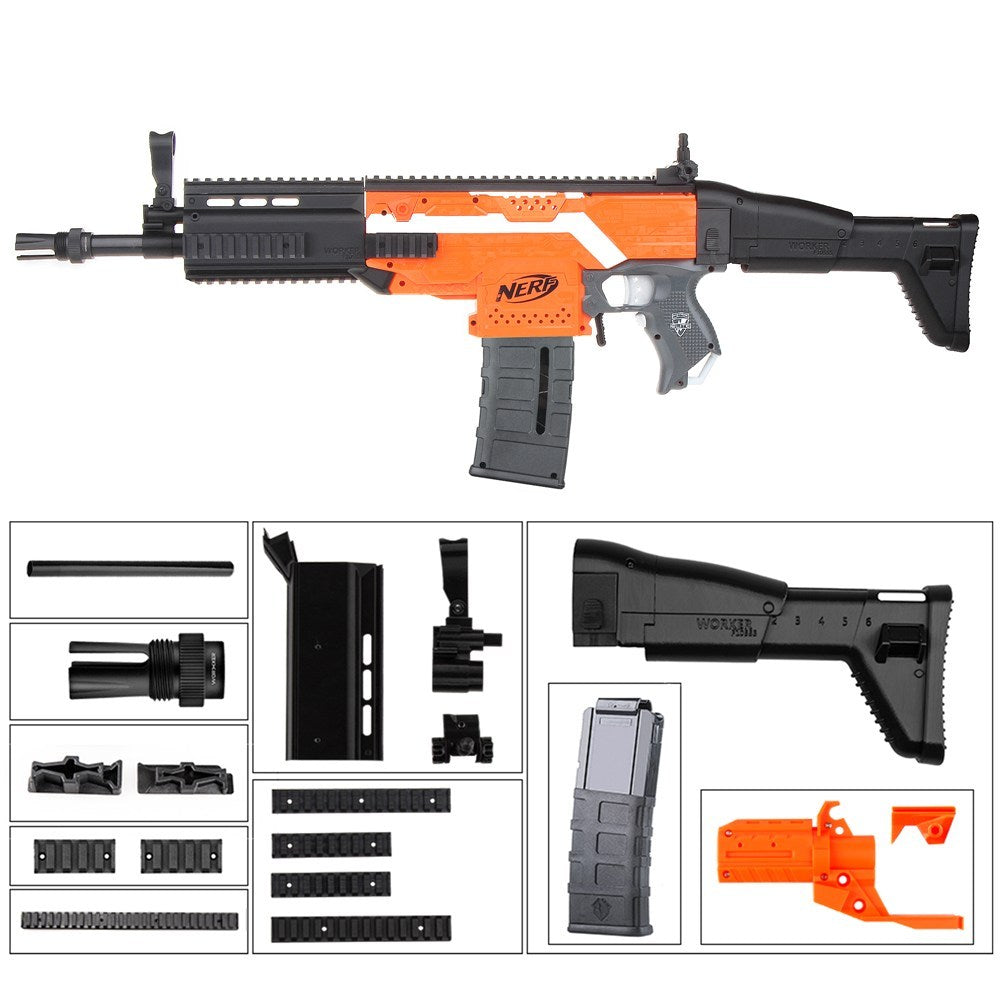 Nerf Stryfe The Scar Nerf Gun Nerf Stryfe Accessories Worker FN