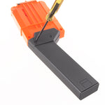 Magazine Decoration Quick Pull Assit for Nerf N-Strike Blaster 6-dart Clip Color Black | Worker4Nerf