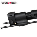 Extendable Shoulder Stock for Nerf N-strike Elite Color Black | Worker4Nerf