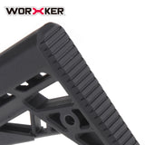 Model A Modification Shoulder Stock Kits for Nerf Elite STRYFE Modify Toy Color Black | Worker4Nerf