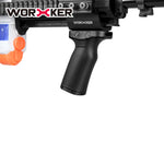 Tilted Hand Grip replacement Kit for Nerf N-Strike Elite Retaliator Toy Color Black | Worker4Nerf