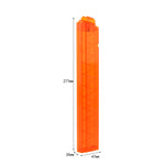 18-Round Slanted Talon Magazine for Nerf Modify Toy Color Orange | Worker4Nerf