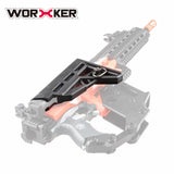 Model A Modification Shoulder Stock Kits for Nerf Elite STRYFE Modify Toy Color Black | Worker4Nerf