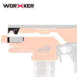 Worker Top and Side Rail Adapter Picatinny Base Set for Nerf Stryfe Modify Toy Color Black | Worker4Nerf