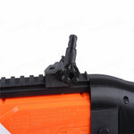 Worker FN SCAR Style Mod Kit [F10555] for Nerf Stryfe Blaster (Orange and Black) - Worker4Nerf