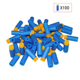 100PCS Gen4 Stefan Short Darts for Nerf/Woker series Electric Modifed Blaster Color Blue | Worker4Nerf