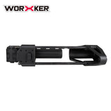Extendable Shoulder Stock for Nerf N-strike Elite Color Black | Worker4Nerf