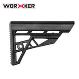 Model A Modification Shoulder Stock Kits for Nerf Elite STRYFE Modify Toy Color Black | Worker4Nerf