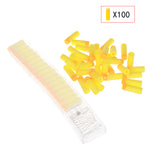 100PCS Gen4 Stefan Short Darts for Nerf/Woker series Electric Modifed Blaster Color Yellow | Worker4Nerf