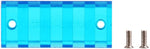 WORKER 5cm Picatinny Rail for Swordfish (Blue Transparent) - Worker4Nerf