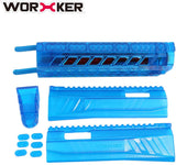 Worker MXC Mod Kit [Short Dart Power Type] for Prophecy-R and Retaliator (Transparent Blue) - Worker4Nerf