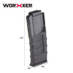 Worker F10555 12 Short Darts Magazine Quick Reload Clip for Modified Nerf Blaster Toy - Worker4Nerf