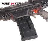 Worker F10555 12 Short Darts Magazine Quick Reload Clip for Modified Nerf Blaster Toy - Worker4Nerf