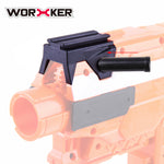 Worker Top and Side Rail Adapter Picatinny Base Set for Nerf Stryfe Modify Toy Color Black | Worker4Nerf