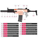 Worker MP5 SD-Style Kit for Stryfe Blaster (Orange Adaptor F10555) - Worker4Nerf