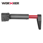 L-Shape Shoulder Stock for N-Strike Foam Blasters (Foldable/Collapsible) - Worker4Nerf