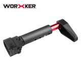 L-Shape Shoulder Stock for N-Strike Foam Blasters (Foldable/Collapsible) - Worker4Nerf