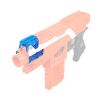 Top and Side Rail Adaptor Picatinny Base Set for Nerf Stryfe Toy Blaster(Blue Transparent) - Worker4Nerf